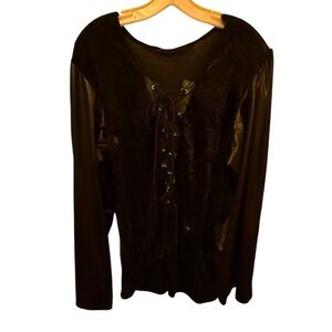 Black Velvet Costume‎ Shirt